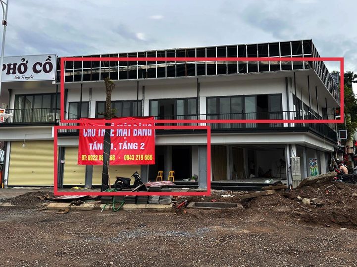 Cho thuê mặt bằng ngã 3 đối diện chợ Ngọc Thụy, Long Biên, Hà Nội
